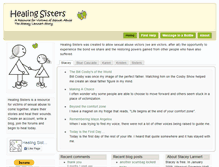 Tablet Screenshot of healingsisters.org